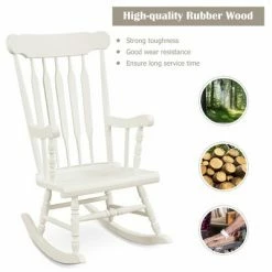 Best reviews of 🛒 Costway Solid Wood Rocking Chair Porch Rocker Indoor Outdoor Seat Glossy Finish WhiteCoffee 🎁 17 Best reviews of 🛒 Costway Solid Wood Rocking Chair Porch Rocker Indoor Outdoor Seat Glossy Finish WhiteCoffee 🎁 -Living Room Chairs Sales unnamed file 14189