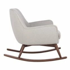 Discount 👏 Mack Mid-Century Rocking Chair Light Gray - Safavieh 🧨 -Living Room Chairs Sales unnamed file 14219