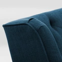 Hot Sale 👏 Boston Tufted Fabric Rocking Chair Navy Blue - CorLiving 🎁 -Living Room Chairs Sales unnamed file 14227