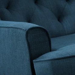 Hot Sale 👏 Boston Tufted Fabric Rocking Chair Navy Blue - CorLiving 🎁 -Living Room Chairs Sales unnamed file 14229