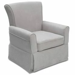 Promo 🧨 Delta Children Benbridge Nursery Glider Swivel Rocker Chair Dove Grey With Soft Grey 👍 -Living Room Chairs Sales unnamed file 14239
