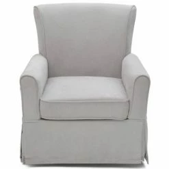Promo 🧨 Delta Children Benbridge Nursery Glider Swivel Rocker Chair Dove Grey With Soft Grey 👍 -Living Room Chairs Sales unnamed file 14241