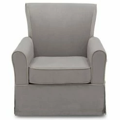 Promo 🧨 Delta Children Benbridge Nursery Glider Swivel Rocker Chair Dove Grey With Soft Grey 👍 -Living Room Chairs Sales unnamed file 14242