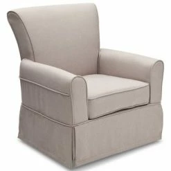 Buy ❤️ Delta Children Epic Nursery Glider Swivel Rocker Chair Taupe 🥰 -Living Room Chairs Sales unnamed file 14250