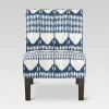 Top 10 ✨ Burke Slipper Chair - Ikat Blue Tones - Threshold™ 🤩 -Living Room Chairs Sales unnamed file 14268