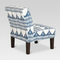 Top 10 ✨ Burke Slipper Chair - Ikat Blue Tones - Threshold™ 🤩 -Living Room Chairs Sales unnamed file 14270
