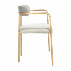 Brand new ⌛ Set of 2 Camille Side Chair Gray/Gold - Safavieh ✨ -Living Room Chairs Sales unnamed file 1443