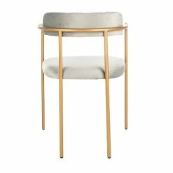 Brand new ⌛ Set of 2 Camille Side Chair Gray/Gold - Safavieh ✨ -Living Room Chairs Sales unnamed file 1444