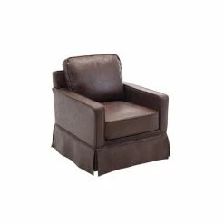 Wholesale 🎁 Classic Swivel Club Chair - WOVENBYRD Gray ✨ -Living Room Chairs Sales unnamed file 14477