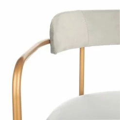 Brand new ⌛ Set of 2 Camille Side Chair Gray/Gold - Safavieh ✨ -Living Room Chairs Sales unnamed file 1448