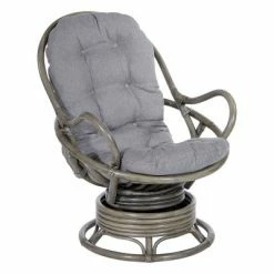 Discount ❤️ Tahiti Rattan Swivel Rocker Chair - OSP Home Furnishings White ✨ -Living Room Chairs Sales unnamed file 14513