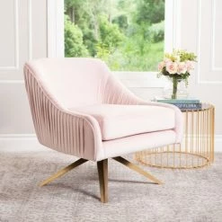 Flash Sale ✔️ Ariana Velvet Swivel Chair - Abbyson Living Gray 🧨