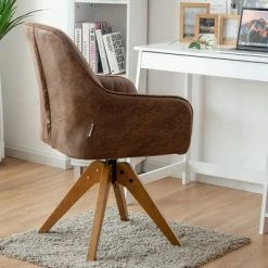 Outlet ๐ Costway Mid Century Swivel Accent Chair Hot-Stamping Cloth Armchair Retro Brown ๐ 13 Outlet ๐ Costway Mid Century Swivel Accent Chair Hot-Stamping Cloth Armchair Retro Brown ๐ -Living Room Chairs Sales unnamed file 14534