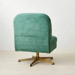 Best reviews of 😉 Opalhouse Designed With Jungalow Spaulding Channel Velvet Accent Swivel Chair with Brass Base Green - Opalhouse™ designed with Jungalow™ 🔔 -Living Room Chairs Sales unnamed file 14554