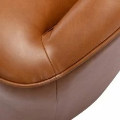 Best reviews of ✔️ Barrel Swivel Chair Carmel Faux Leather - WOVENBYRD 🤩 -Living Room Chairs Sales unnamed file 14589