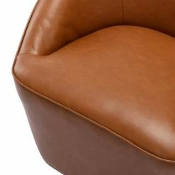 Best reviews of ✔️ Barrel Swivel Chair Carmel Faux Leather - WOVENBYRD 🤩 -Living Room Chairs Sales unnamed file 14591