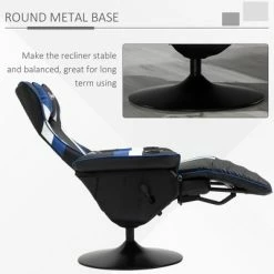 Best Sale 🤩 Vinsetto Racing Style Video Game Chair Living Room Recliner with Reclining Backrest and Footrest 🔔 -Living Room Chairs Sales unnamed file 14600