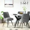 Brand new 🤩 Geller Modern Upholstered Swivel Dining Chair Black/White - Project 62™ 🔔 -Living Room Chairs Sales unnamed file 14604