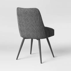 Brand new 🤩 Geller Modern Upholstered Swivel Dining Chair Black/White - Project 62™ 🔔 -Living Room Chairs Sales unnamed file 14606