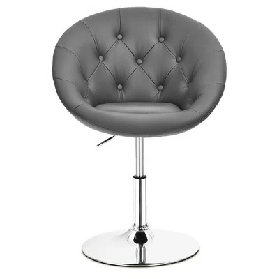 Top 10 ✨ Costway Adjustable Bar Stool Swivel Vanity Accent Chair w/Round Tufted Back Grey 🔥 11 Top 10 ✨ Costway Adjustable Bar Stool Swivel Vanity Accent Chair w/Round Tufted Back Grey 🔥 - Image 9