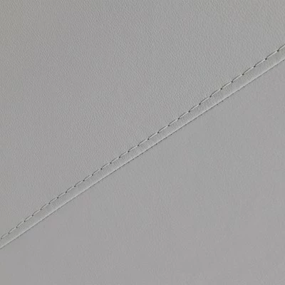 New ๐ Whitney Genuine Leather Swivel Barrel Chair Dove Gray - Armen Living ๐ 6 New ๐ Whitney Genuine Leather Swivel Barrel Chair Dove Gray - Armen Living ๐ - Image 5