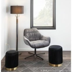 Top 10 💯 Wayne Contemporary Upholstered Lounge Chair - LumiSource Black/chartreuse 👍 -Living Room Chairs Sales unnamed file 14709