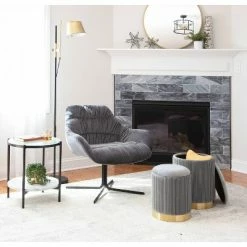 Top 10 💯 Wayne Contemporary Upholstered Lounge Chair - LumiSource Black/chartreuse 👍 -Living Room Chairs Sales unnamed file 14711