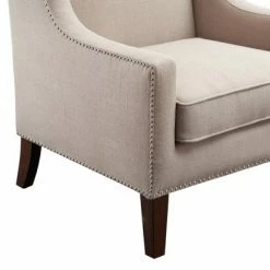Best deal 👏 Madison Park Colette Wing Chair Linen 🔔 -Living Room Chairs Sales unnamed file 14739