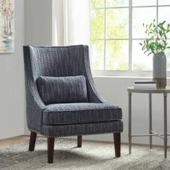 Flash Sale 😀 Madison Park Alvarado Accent Chair Navy ✔️