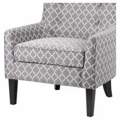 Promo 👍 Madison Park Carissa Shelter Wing Chair - Gray ✨ -Living Room Chairs Sales unnamed file 14783