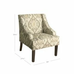Best Sale π Swoop Accent Armchair - HomePop Bold Paisley π