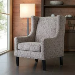 Living Room Chairs Sales 28 Cheap π₯ Madison Park Colette Wing Chair Navy π€©