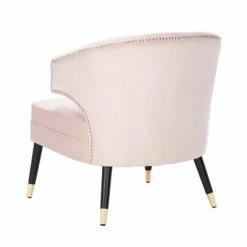 Best reviews of ✔️ Stazia Wingback Accent Chair Pale Pink/Black - Safavieh 🔔 -Living Room Chairs Sales unnamed file 14858