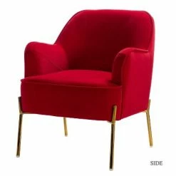 Outlet 🥰 Odo Upholstered Accent Arm Chair Velvet | Karat Home ⌛ -Living Room Chairs Sales unnamed file 1494