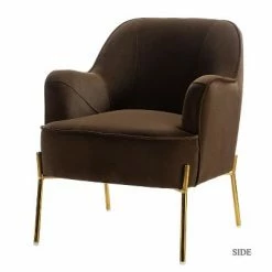 Outlet 🥰 Odo Upholstered Accent Arm Chair Velvet | Karat Home ⌛ -Living Room Chairs Sales unnamed file 1495