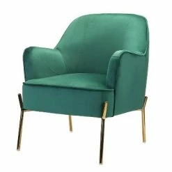 Outlet 🥰 Odo Upholstered Accent Arm Chair Velvet | Karat Home ⌛ -Living Room Chairs Sales unnamed file 1501