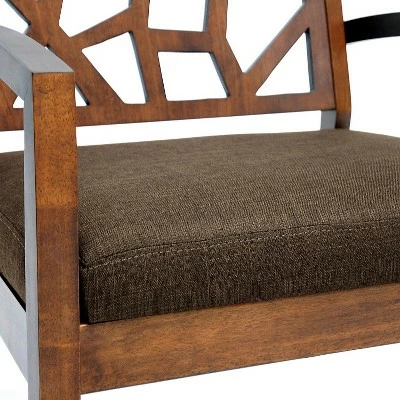 Outlet π― Jennifer Modern Lounge Chair Dark Brown - Baxton Studio π€© 4 Outlet π― Jennifer Modern Lounge Chair Dark Brown - Baxton Studio π€© - Image 2