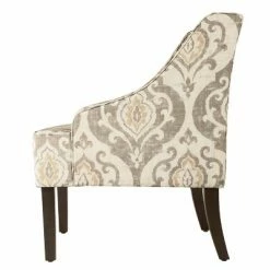 Best Sale 🛒 Swoop Accent Armchair - HomePop Bold Paisley 😀 -Living Room Chairs Sales unnamed file 151