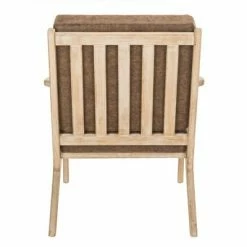 Coupon 😉 Varys Accent Chair Light Brown - Safavieh 🔔 -Living Room Chairs Sales unnamed file 1511