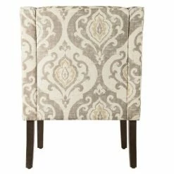 Best Sale 🛒 Swoop Accent Armchair - HomePop Bold Paisley 😀 -Living Room Chairs Sales unnamed file 153