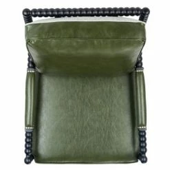 Cheap 🌟 Annabelle Leather Armchair Forest Green - Safavieh 🔔 -Living Room Chairs Sales unnamed file 1539