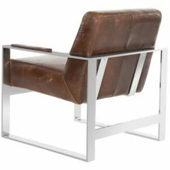 Top 10 🛒 Parkgate Occassional Leather Chair Vintage Brown - Safavieh 🎁 -Living Room Chairs Sales unnamed file 1547