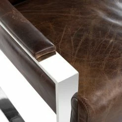 Top 10 🛒 Parkgate Occassional Leather Chair Vintage Brown - Safavieh 🎁 -Living Room Chairs Sales unnamed file 1549