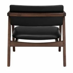 Cheapest 😉 Éclair Mid-Century Leather Chair Black/Brown - Safavieh 🎉 -Living Room Chairs Sales unnamed file 1601