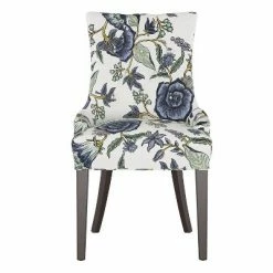 Coupon ✔️ English Armchair Tar Shaded Floral Blue - Threshold™ ✨