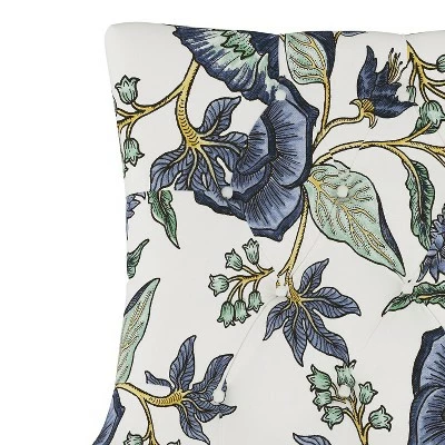 Coupon ✔️ English Armchair Tar Shaded Floral Blue - Threshold™ ✨ 6 Coupon ✔️ English Armchair Tar Shaded Floral Blue - Threshold™ ✨ - Image 4