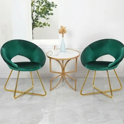 Best reviews of ๐ฅ Costway Set of 2 Accent Velvet Chairs Dining Chairs Arm Chair w/Golden Legs ๐ 4 Best reviews of ๐ฅ Costway Set of 2 Accent Velvet Chairs Dining Chairs Arm Chair w/Golden Legs ๐ - Image 2