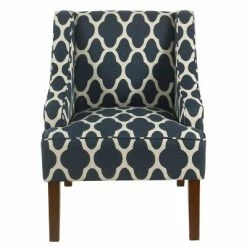 Best Sale 🛒 Swoop Accent Armchair - HomePop Bold Paisley 😀 -Living Room Chairs Sales unnamed file 167