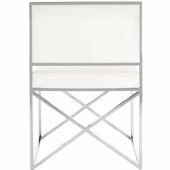 Coupon ⭐ Kian Velvet Directors Chair - White/Silver - Safavieh 🤩 -Living Room Chairs Sales unnamed file 1675