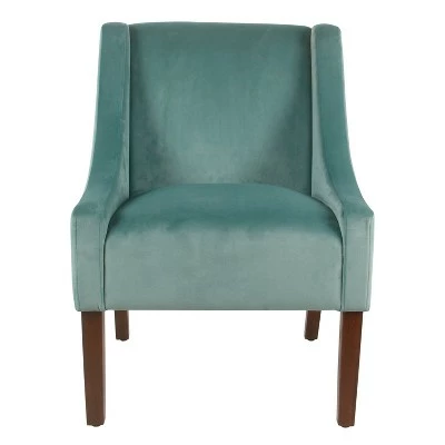 Best reviews of π Modern Velvet Swoop Arm Accent Chair - Homepop Aqua Blue π 12 Best reviews of π Modern Velvet Swoop Arm Accent Chair - Homepop Aqua Blue π - Image 10